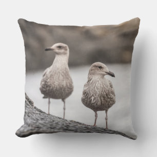 Seagulls Nature Foto Kissen
