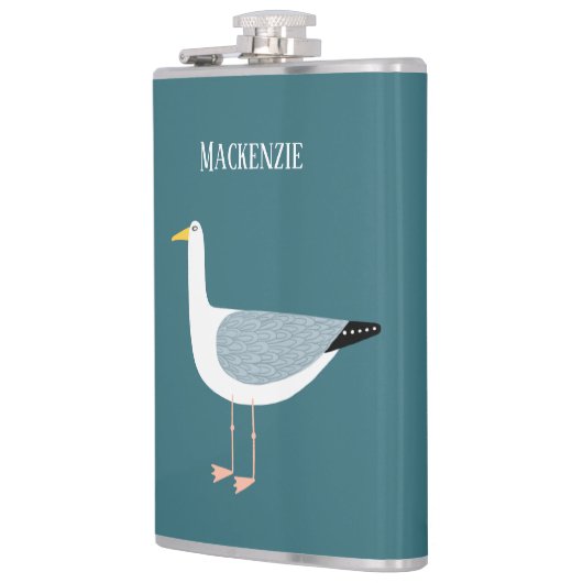 Seagulls Nautic Name Flachmann (Links)