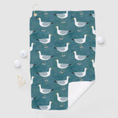 Seagulls Nautical Golfhandtuch (Insitu)