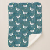 Seagulls Nautical Sherpadecke (Vorderseite)