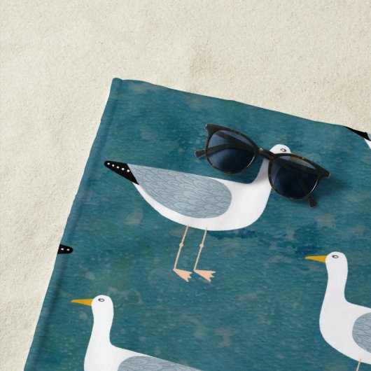 Seagulls Nautical Strandtuch (Beispiel)