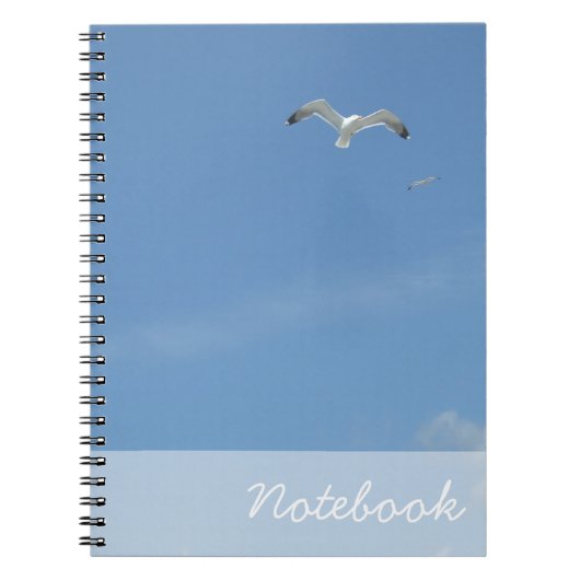 Seagulls-Notebook Notizblock (Vorderseite)
