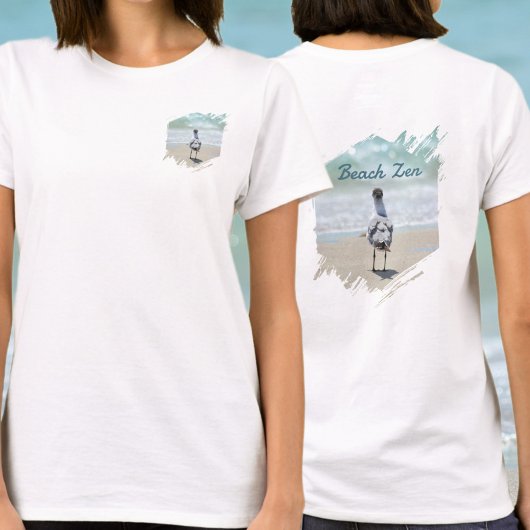 Seagulls on Beach T-Shirt