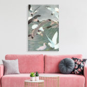 Seagulls Over Ocean Waves von Louis Agassiz Futes Leinwanddruck (Insitu (Wohnzimmer))
