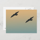 Seagulls Postkarte (Vorne/Hinten)