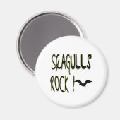 Seagulls Rock! Magnet (Vorderseite/Rückseite)