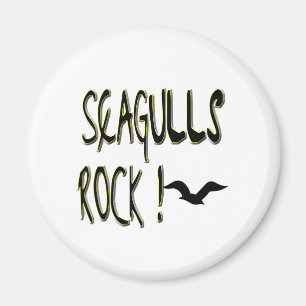 Seagulls Rock! Magnet