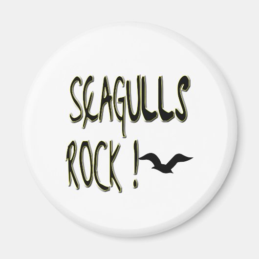 Seagulls Rock! Magnet (Vorne)
