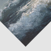 Seagulls Stormy Ocean Fine Art Seidenpapier (Detail)