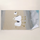 Seagulls Strandtuch (Vorderseite)