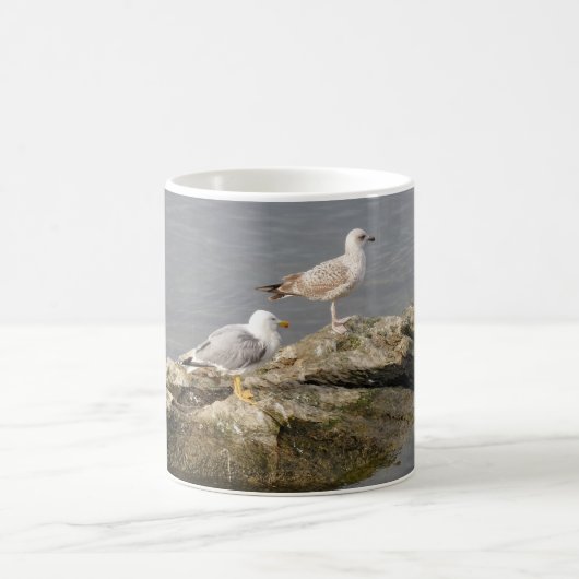 Seagulls White Coffee Tasse (Mittel)