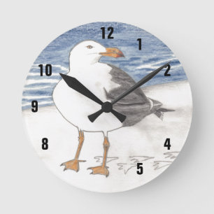 SEAGULUhr Runde Wanduhr