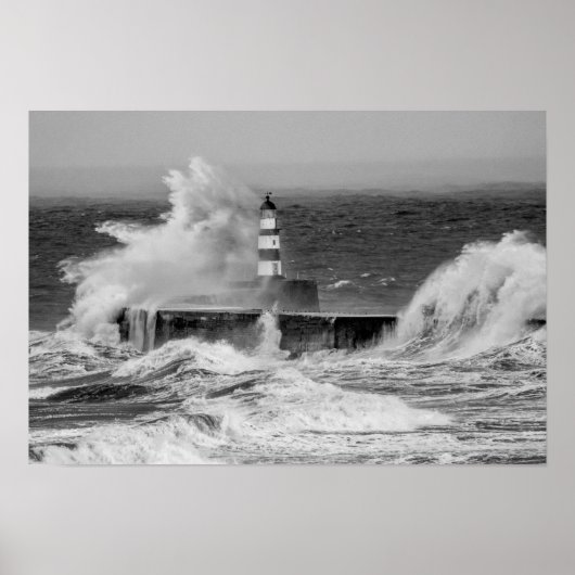Seaham Lighthouse Poster/Print Poster (Vorne)