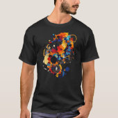 Seahorse Abstract Animal Geometric Art Seahorse T-Shirt (Vorderseite)