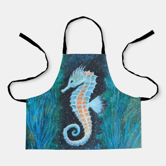 Seahorse apron for child schürze (Vorderseite)