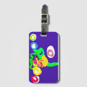 Seahorse art king  gepäckanhänger (Vorderseite Vertikal)