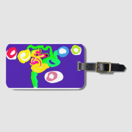 Seahorse art king gepäckanhänger