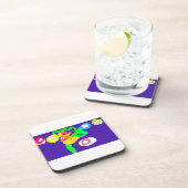 Seahorse art king  getränkeuntersetzer (Rechte Seite)