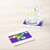 Seahorse art king  rechteckiger pappuntersetzer (Vor Ort)