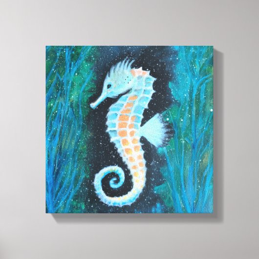 Seahorse canvas art leinwanddruck (Vorderseite)