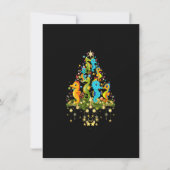 Seahorse Christmas Tree Lights Holiday Seahorse Lo Einladung (Vorderseite)