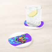 Seahorse color getränkeuntersetzer (Seite)