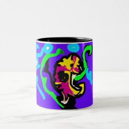 Seahorse color zweifarbige tasse