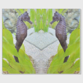 Seahorse-Geschenkpackung Geschenkpapier (Flach)