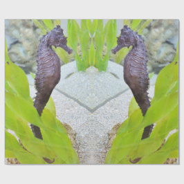 Seahorse-Geschenkpackung Geschenkpapier