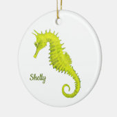 Seahorse Keramik Ornament (Links)