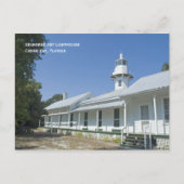 Seahorse Key Lighthouse Postkarte (Vorderseite)
