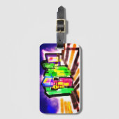 Seahorse love gepäckanhänger (Vorderseite Vertikal)