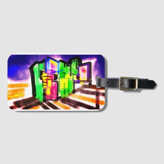 Seahorse love gepäckanhänger (Vorderseite (Horizontal))