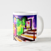 Seahorse love Jumbo-Tasse (Vorderseite Rechts)