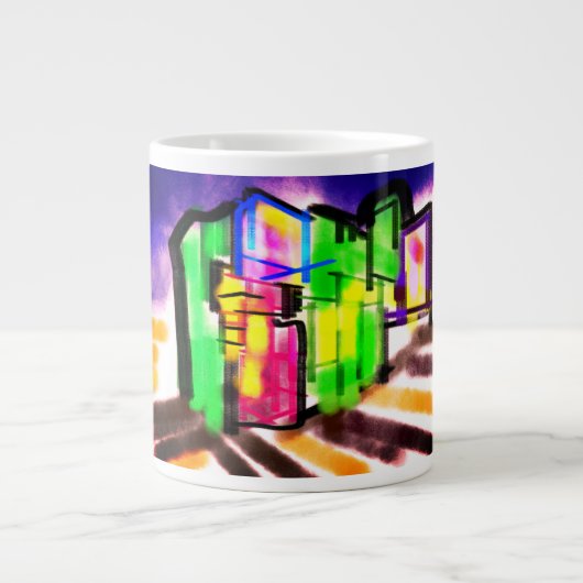 Seahorse love Jumbo-Tasse (Vorderseite)