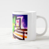 Seahorse love Jumbo-Tasse (Rechts)