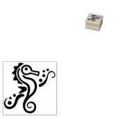 Seahorse Ocean Life Sea Tropical Gummistempel (Stempel)