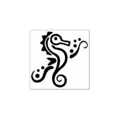 Seahorse Ocean Life Sea Tropical Gummistempel (Prägung)