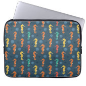 Seahorse Pattern Laptopschutzhülle (Vorderseite)