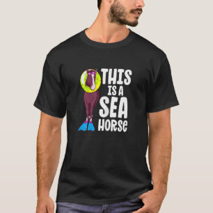 SeaHorse Pferdereiten Reiten Reitsport Mädchen S T-Shirt