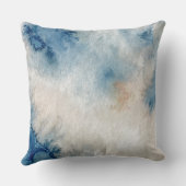 Seahorse shell under the sea Blue Birthday For Kid Kissen (Rückseite)