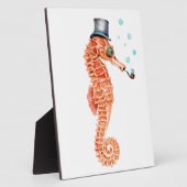 Seahorse Steampunk Fotoplatte (Seite)