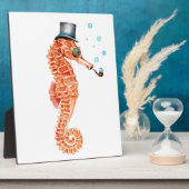 Seahorse Steampunk Fotoplatte (Seite)