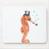 Seahorse Steampunk Mousepad (Vorne)