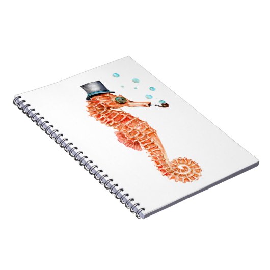 Seahorse Steampunk Notizblock (Rechte Seite)