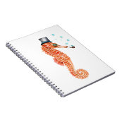 Seahorse Steampunk Notizblock (Rechte Seite)