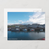 Seahouses Harbour - Postcard Postkarte (Vorne/Hinten)