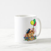 Seailor Monkey mit farbenfrohen Balloons Kaffeetasse (VorderseiteRechts)