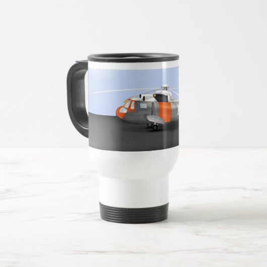 SeaKing-Rettung Reisebecher (Vorderseite Links)