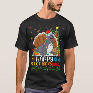 Seal Animal Lover Funny Happy Seal HelloThanksMas  T-Shirt